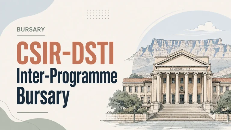 CSIR-DSTI Inter-Programme Bursary 2027: Up to R180,000 Per Year