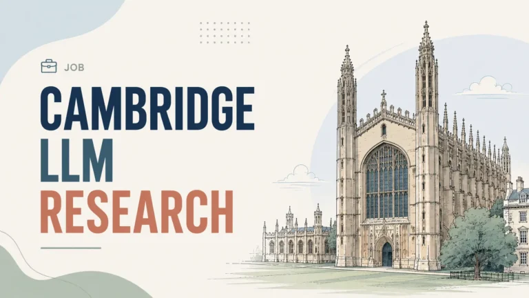 Cambridge LLM Research Associate 2026: AI for Biodiversity Data Extraction
