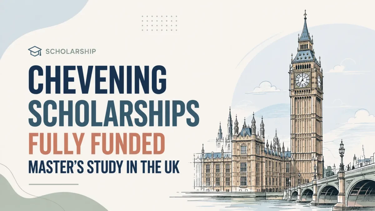 Chevening Scholarships 2027-28: Fully Funded Master’s Study in the UK