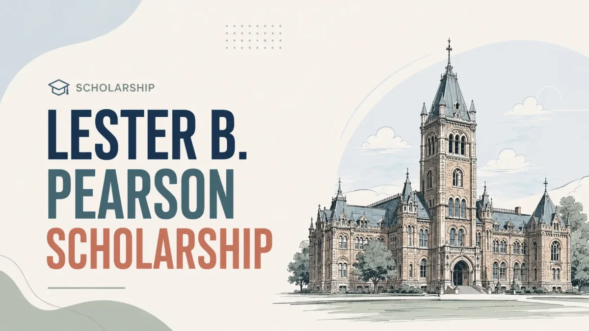 Lester B. Pearson Scholarship 2027: Full 4-Year University of Toronto Award