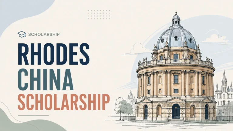 Rhodes Scholarship for China 2027: Fully Funded Postgraduate Study at Oxford
